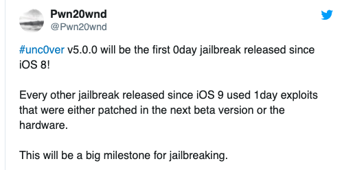 iPhone jailbreak on Twitter